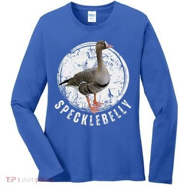 Specklebelly Goose Hunting Speck White Women's Long Sleeve Shirt