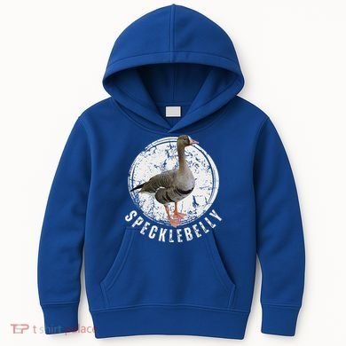 Specklebelly Goose Hunting Speck White Kids Hoodie