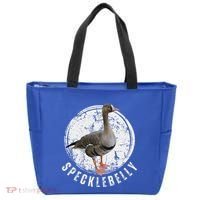 Specklebelly Goose Hunting Speck White Tote Bag thumb 0