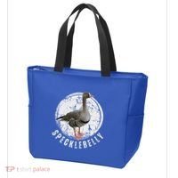 Specklebelly Goose Hunting Speck White Tote Bag thumb 3