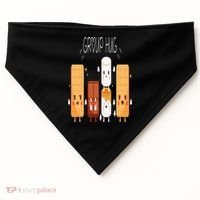 Smores Group Hug  Camping Campfire Marshmallow Smores USA-Made Doggie Bandana thumb 0