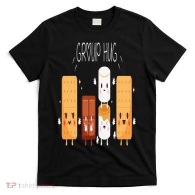 Smores Group Hug  Camping Campfire Marshmallow Smores T-Shirt
