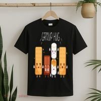 Smores Group Hug  Camping Campfire Marshmallow Smores T-Shirt thumb 2