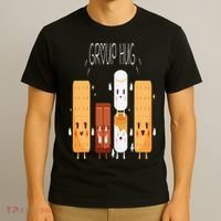 Smores Group Hug  Camping Campfire Marshmallow Smores T-Shirt thumb 3