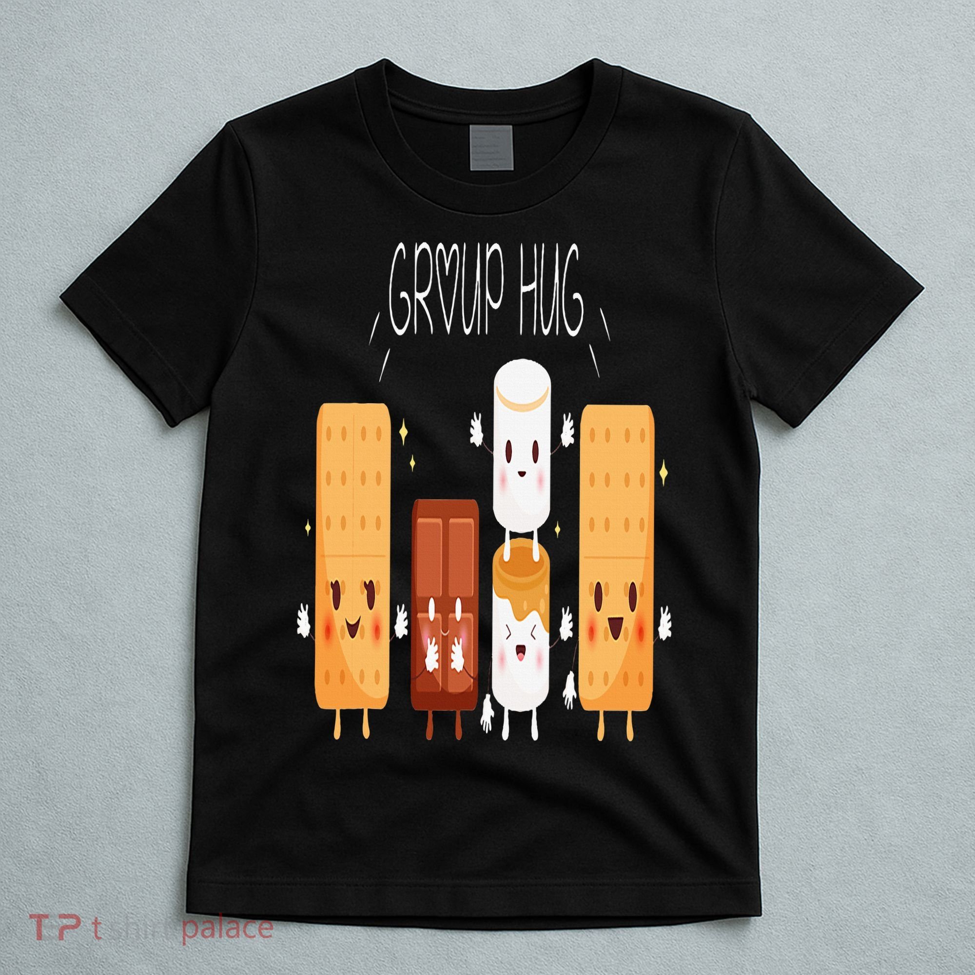 Smores Group Hug  Camping Campfire Marshmallow Smores T-Shirt
