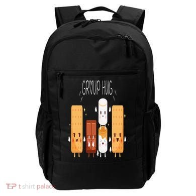 Smores Group Hug  Camping Campfire Marshmallow Smores Backpack