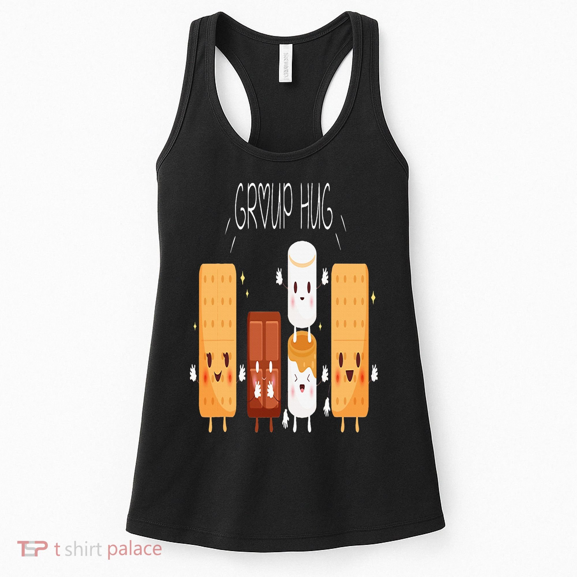 Smores Group Hug  Camping Campfire Marshmallow Smores Women's Tank Top