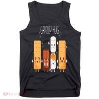 Smores Group Hug  Camping Campfire Marshmallow Smores Tank Top thumb 0