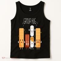 Smores Group Hug  Camping Campfire Marshmallow Smores Tank Top thumb 2
