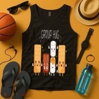 Smores Group Hug  Camping Campfire Marshmallow Smores Tank Top thumb 4