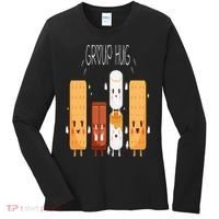 Smores Group Hug  Camping Campfire Marshmallow Smores Women's Long Sleeve Shirt thumb 0