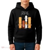 Smores Group Hug  Camping Campfire Marshmallow Smores Kids Hoodie thumb 4