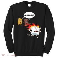 Smores Group Hug S’Mores Camping Food Marshmallows On Fire Sweatshirt thumb 0