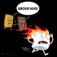 Smores Group Hug S’Mores Camping Food Marshmallows On Fire Coffee Mug thumb 5
