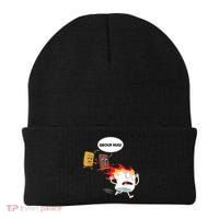 Smores Group Hug S’Mores Camping Food Marshmallows On Fire Beanie thumb 0