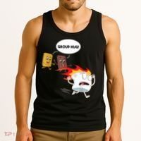 Smores Group Hug S’Mores Camping Food Marshmallows On Fire Tank Top thumb 3