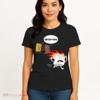 Smores Group Hug S’Mores Camping Food Marshmallows On Fire Women's T-Shirt thumb 4