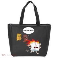 Smores Group Hug S’Mores Camping Food Marshmallows On Fire Tote Bag thumb 0