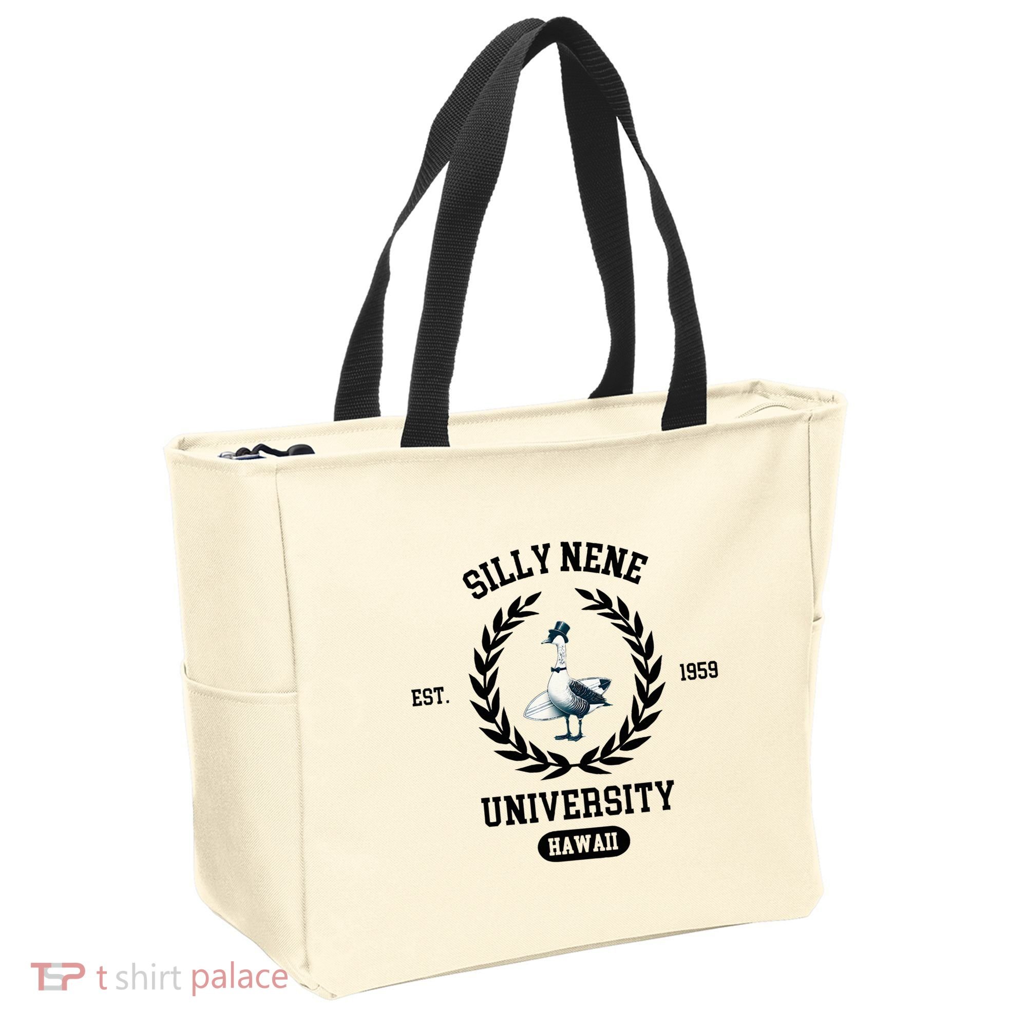 Silly Goose Hawaii Silly Nene Goose Tote Bag