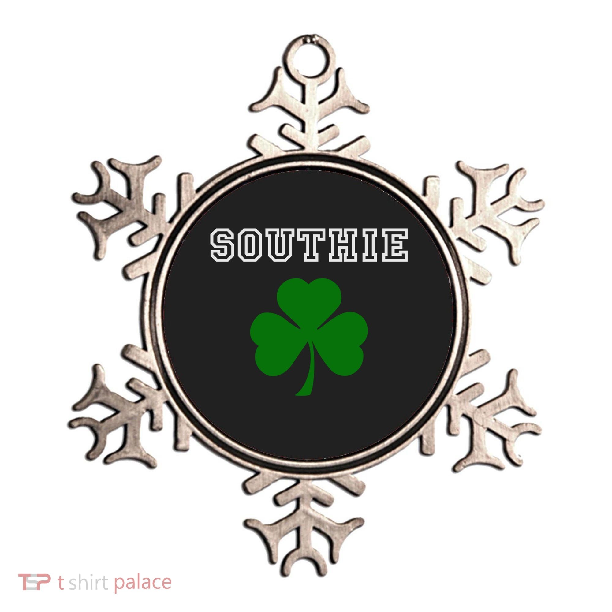 Southie Gift Irish Shamrock Classic Gift Ornament