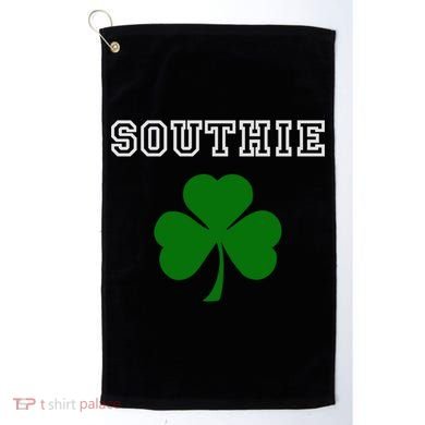 Southie Gift Irish Shamrock Classic Gift Golf Towel