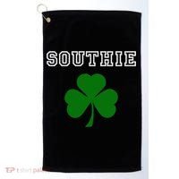 Southie Gift Irish Shamrock Classic Gift Golf Towel thumb 0