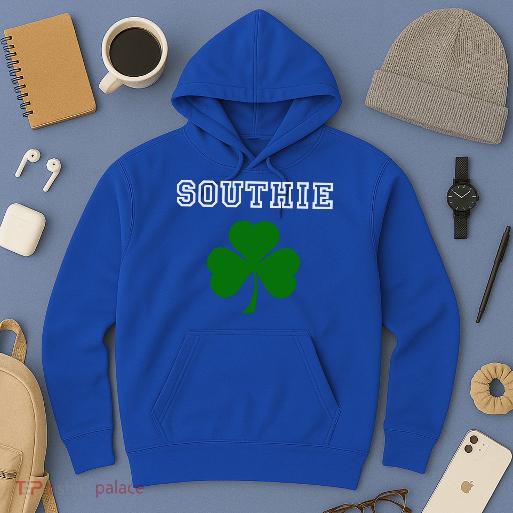 Southie Gift Irish Shamrock Classic Gift Hoodie