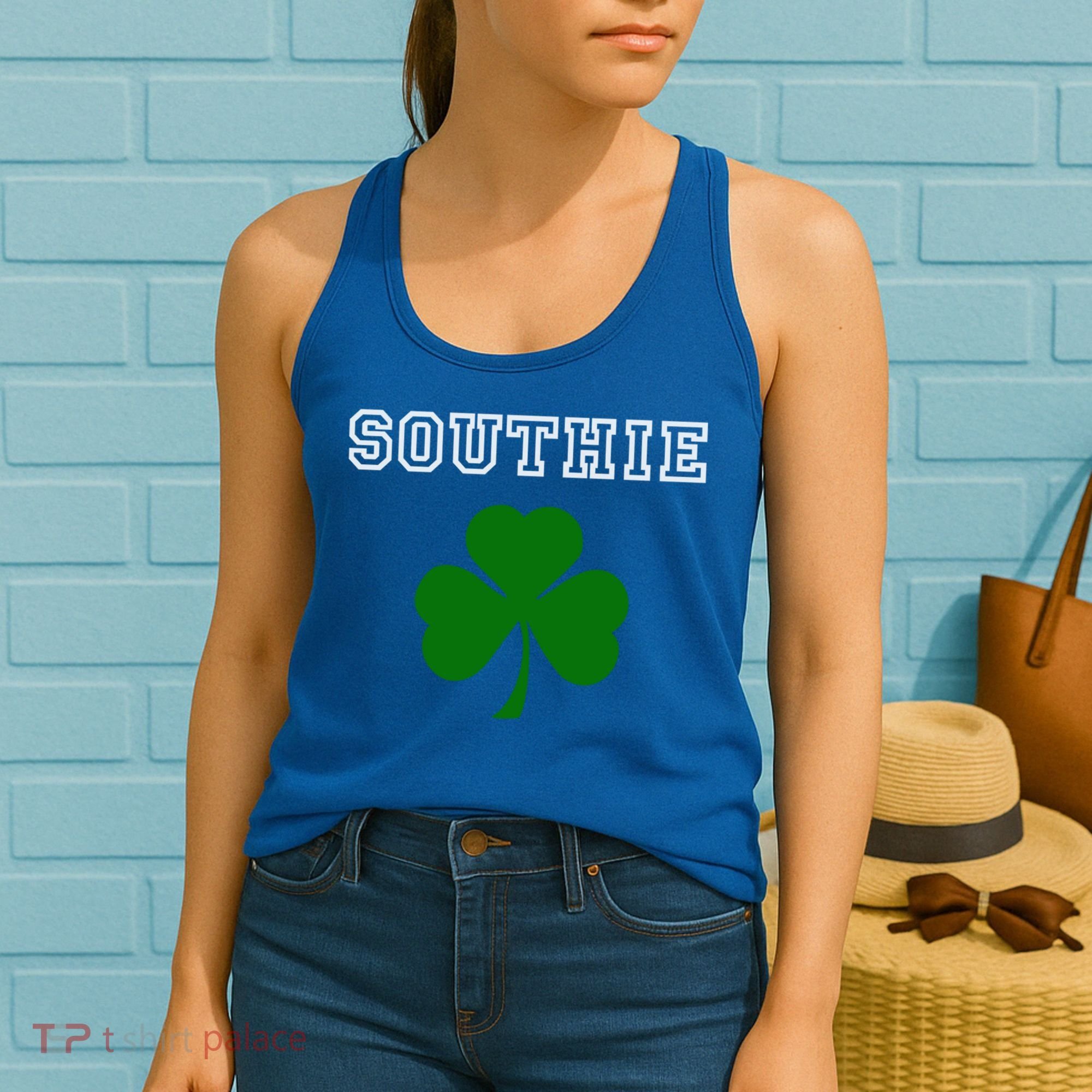 Southie Gift Irish Shamrock Classic Gift Women's Tank Top