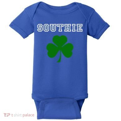 Southie Gift Irish Shamrock Classic Gift Baby Bodysuit