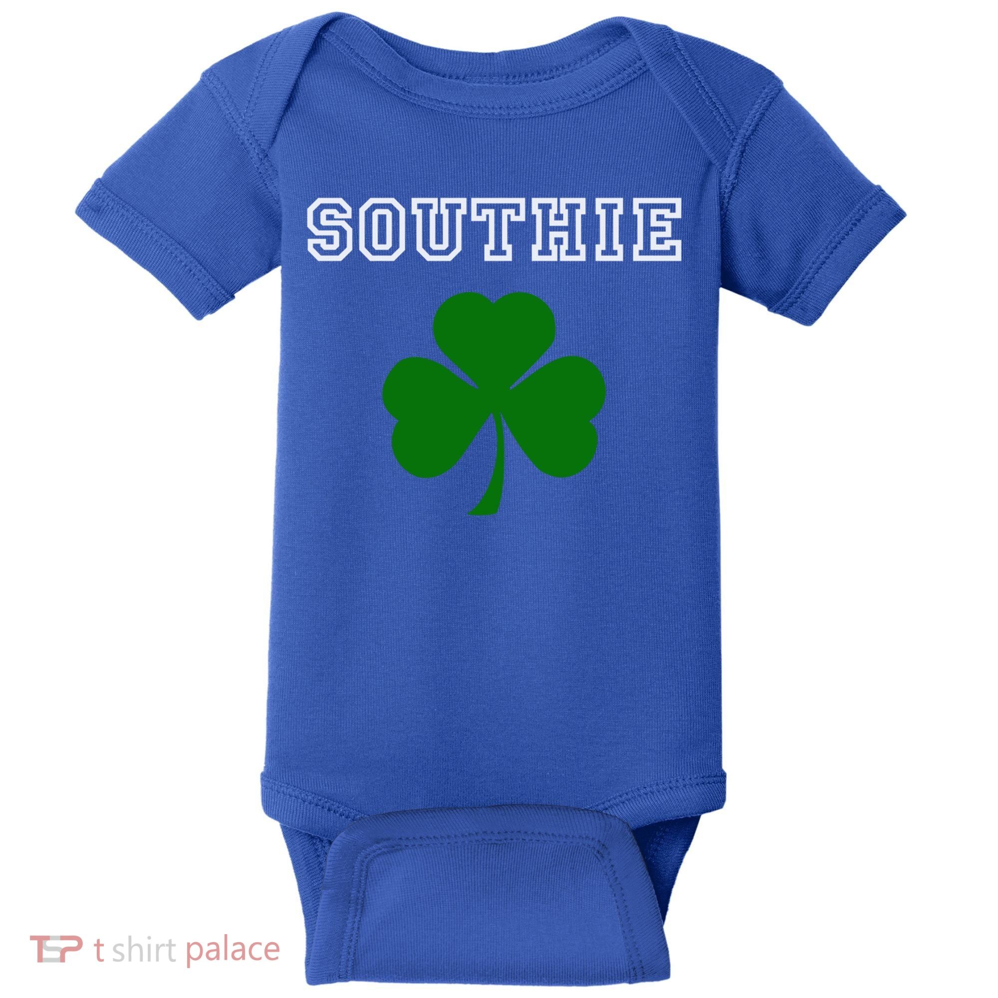 Southie Gift Irish Shamrock Classic Gift Baby Bodysuit