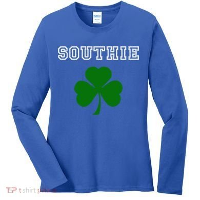 Southie Gift Irish Shamrock Classic Gift Women's Long Sleeve Shirt