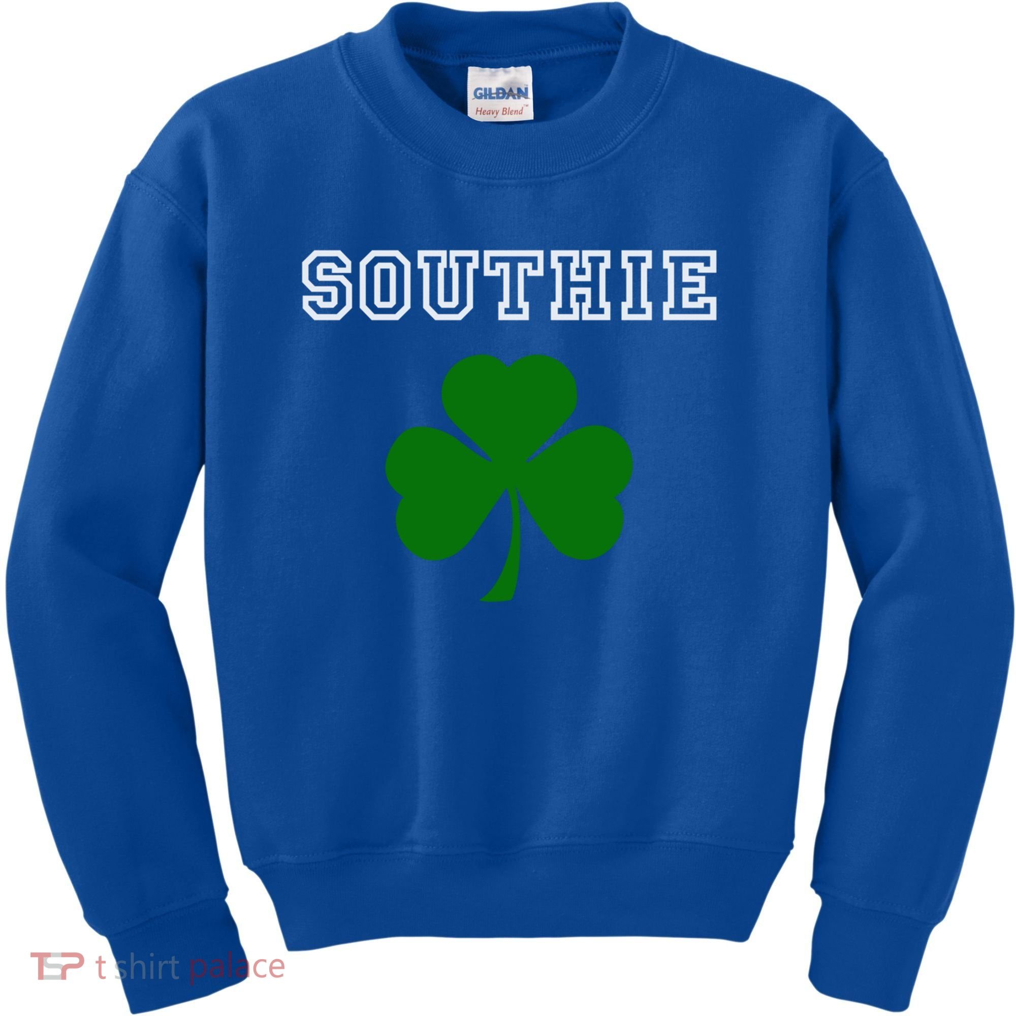 Southie Gift Irish Shamrock Classic Gift Kids Sweatshirt