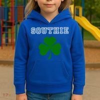 Southie Gift Irish Shamrock Classic Gift Kids Hoodie thumb 3