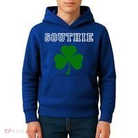 Southie Gift Irish Shamrock Classic Gift Kids Hoodie thumb 4