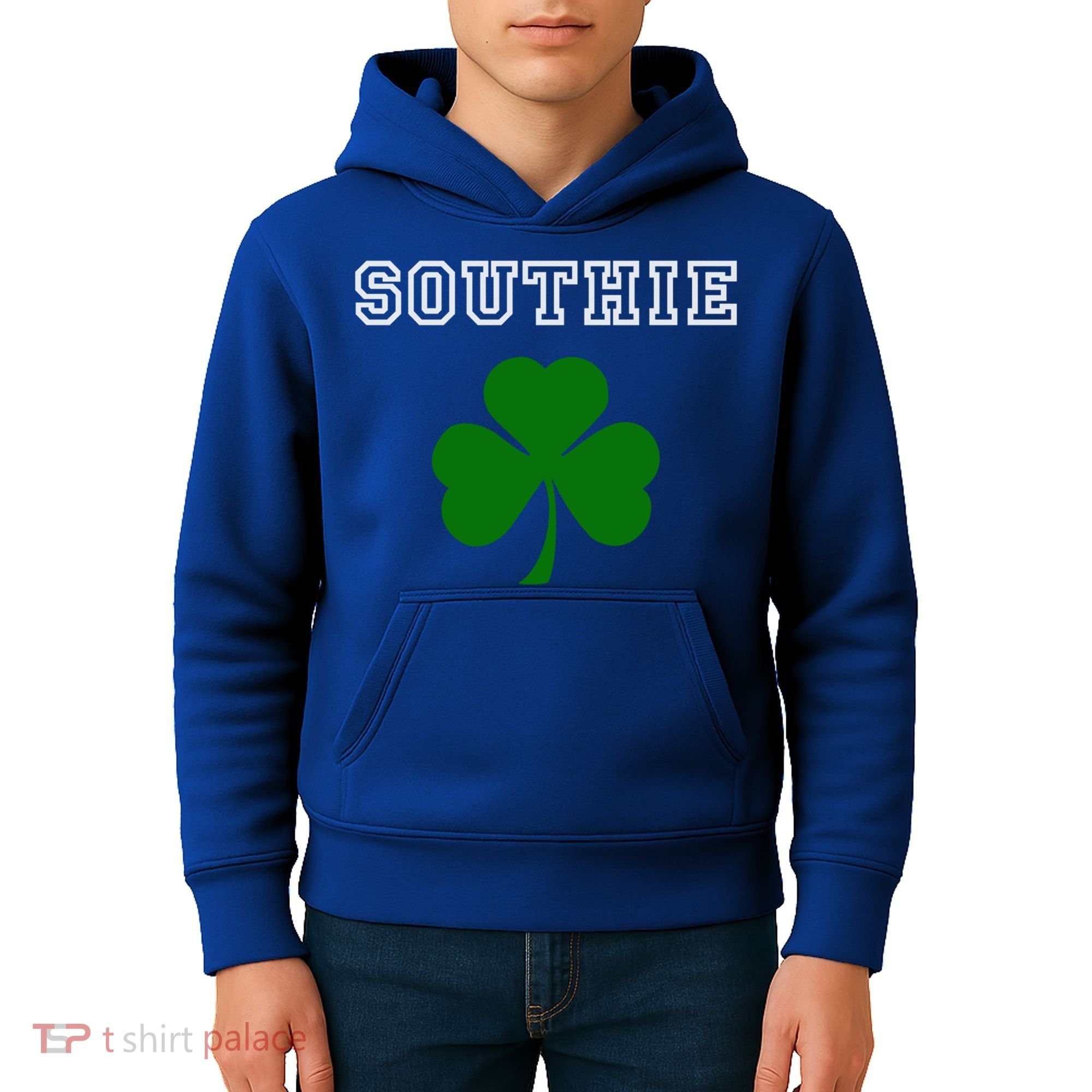 Southie Gift Irish Shamrock Classic Gift Kids Hoodie