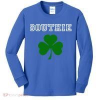 Southie Gift Irish Shamrock Classic Gift Kids Long Sleeve Shirt thumb 0