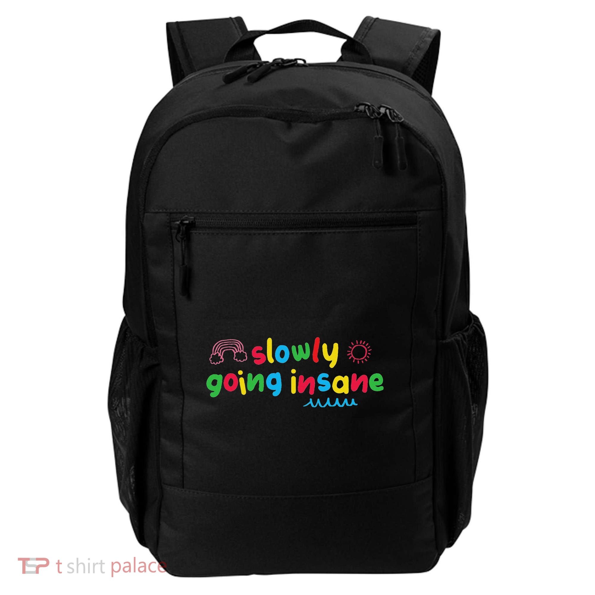 Slowly Going Insane Kidcore Clowncore Aesthetic Backpack