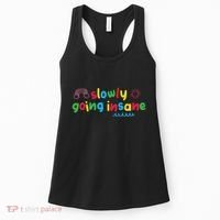 Slowly Going Insane Kidcore Clowncore Aesthetic Women's Tank Top thumb 0