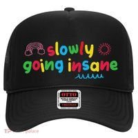 Slowly Going Insane Kidcore Clowncore Aesthetic Hat thumb 0