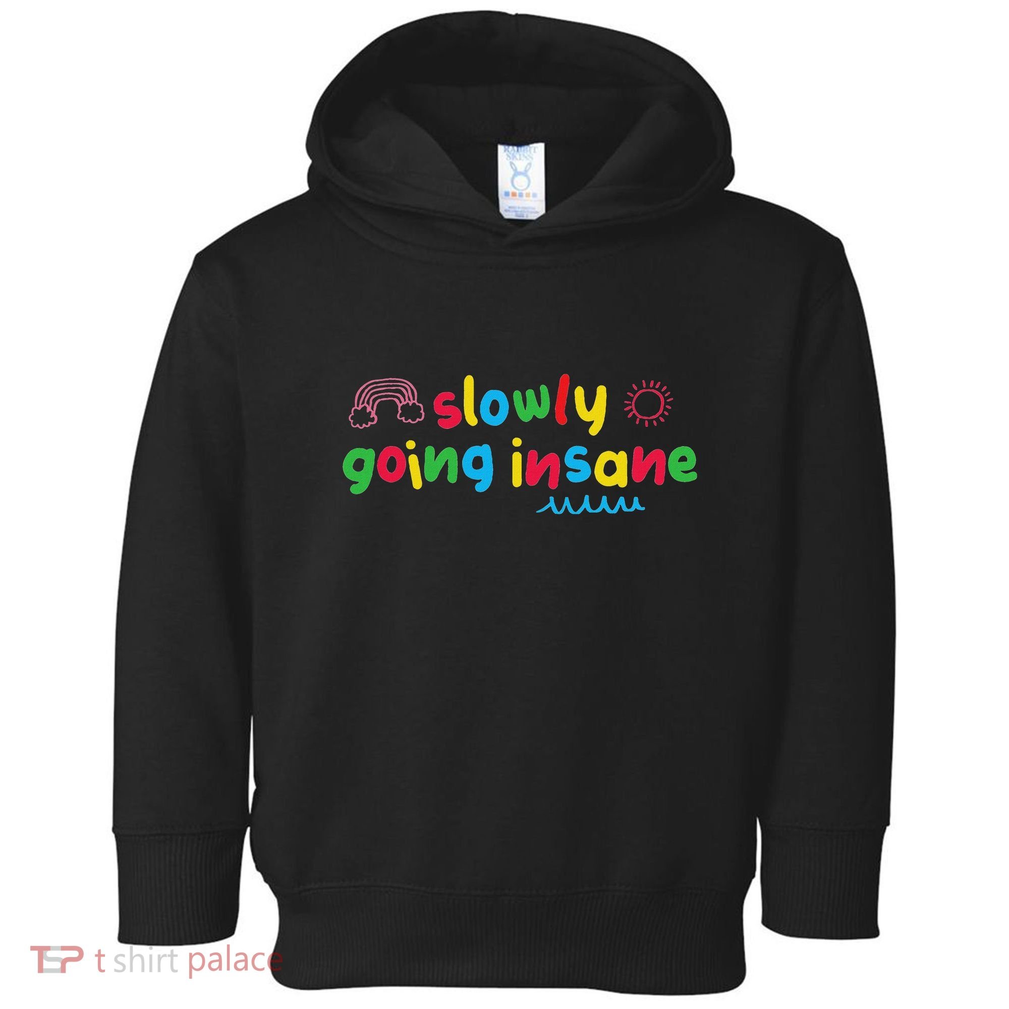 Slowly Going Insane Kidcore Clowncore Aesthetic Toddler Hoodie