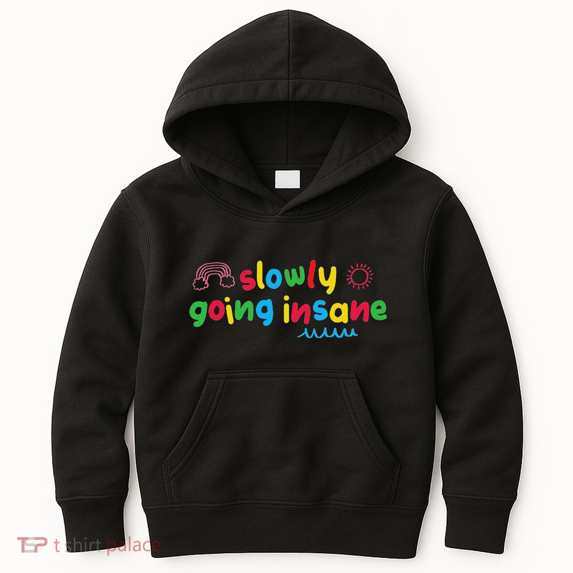 Slowly Going Insane Kidcore Clowncore Aesthetic Kids Hoodie
