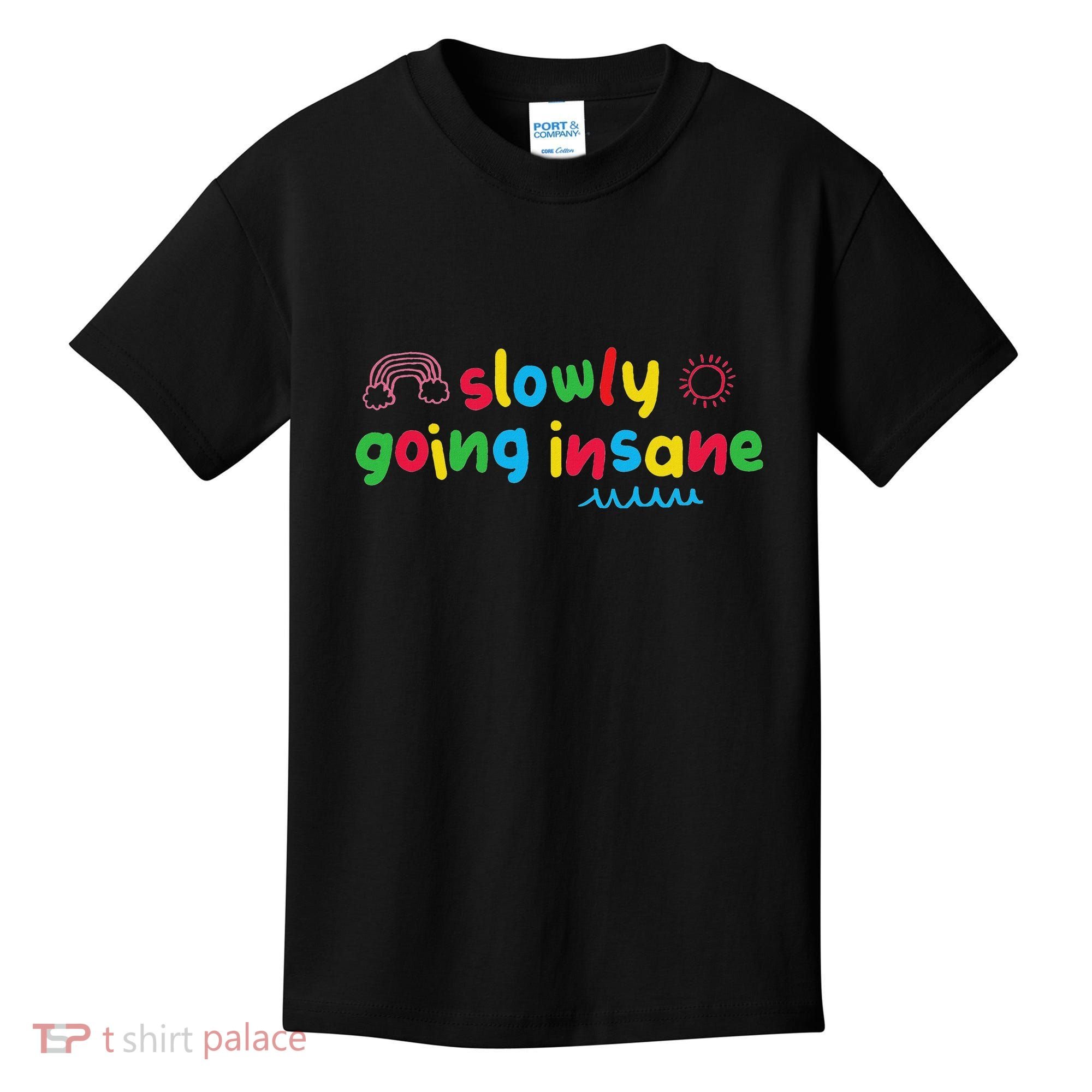 Slowly Going Insane Kidcore Clowncore Aesthetic Kids T-Shirt