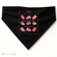 Second Grade Is My Jam Strawberry 2nd Grade Teacher USA-Made Doggie Bandana thumb 0