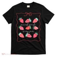 Second Grade Is My Jam Strawberry 2nd Grade Teacher T-Shirt thumb 0