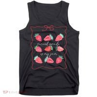 Second Grade Is My Jam Strawberry 2nd Grade Teacher Tank Top thumb 0