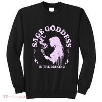 Sage Goddess In The Making Spiritual Energy Holistic Vibes Sweatshirt thumb 0