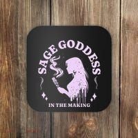 Sage Goddess In The Making Spiritual Energy Holistic Vibes Coaster thumb 0
