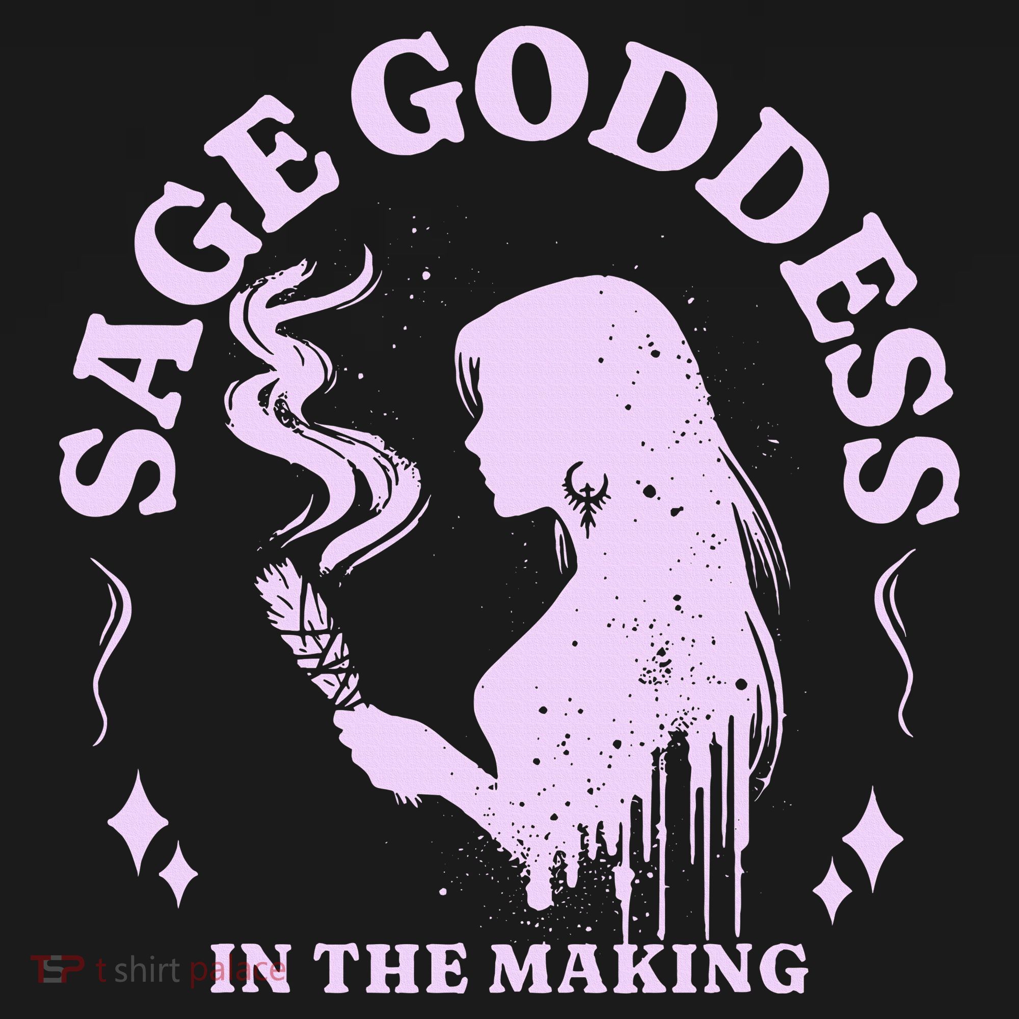 Sage Goddess In The Making Spiritual Energy Holistic Vibes Women's Hoodie