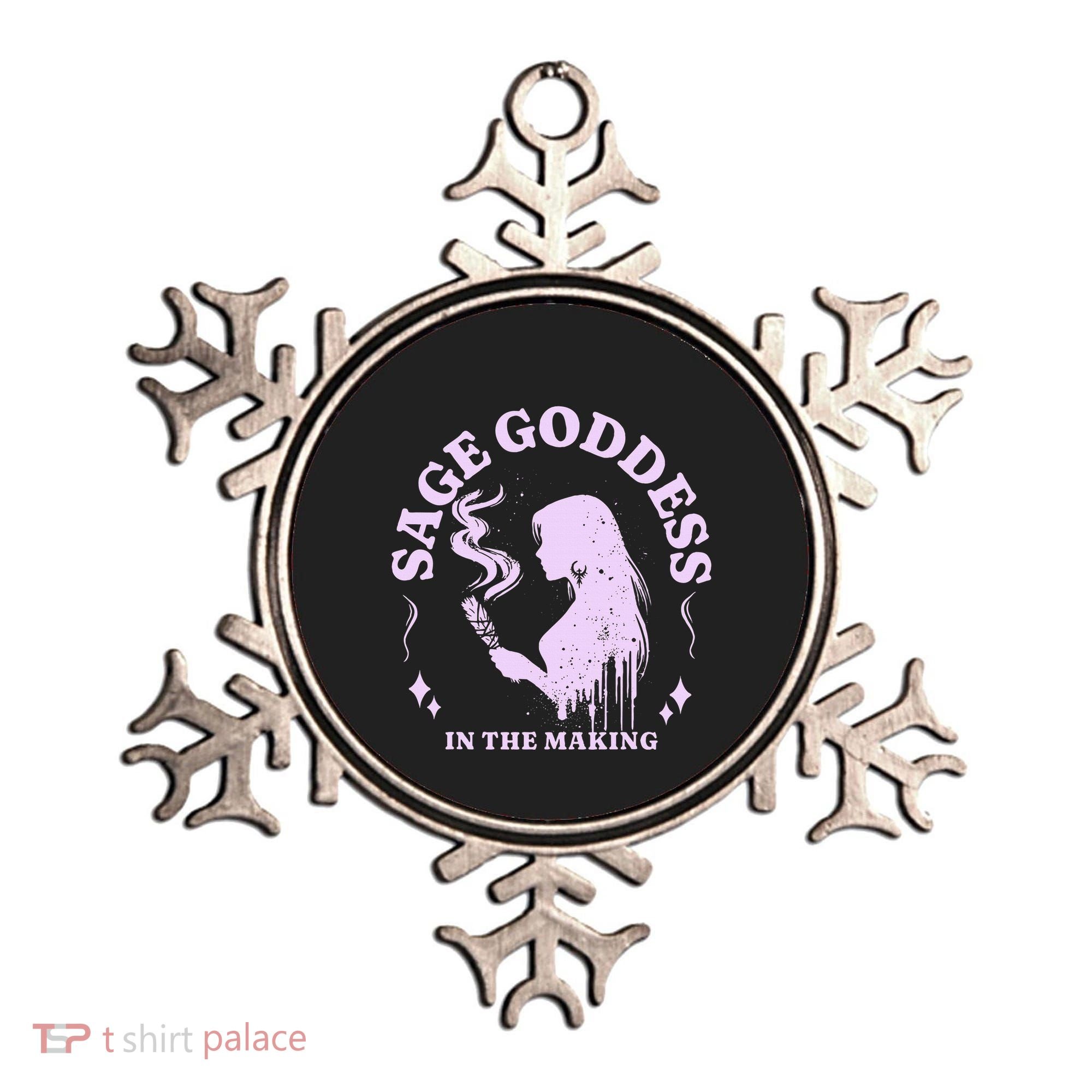 Sage Goddess In The Making Spiritual Energy Holistic Vibes Ornament
