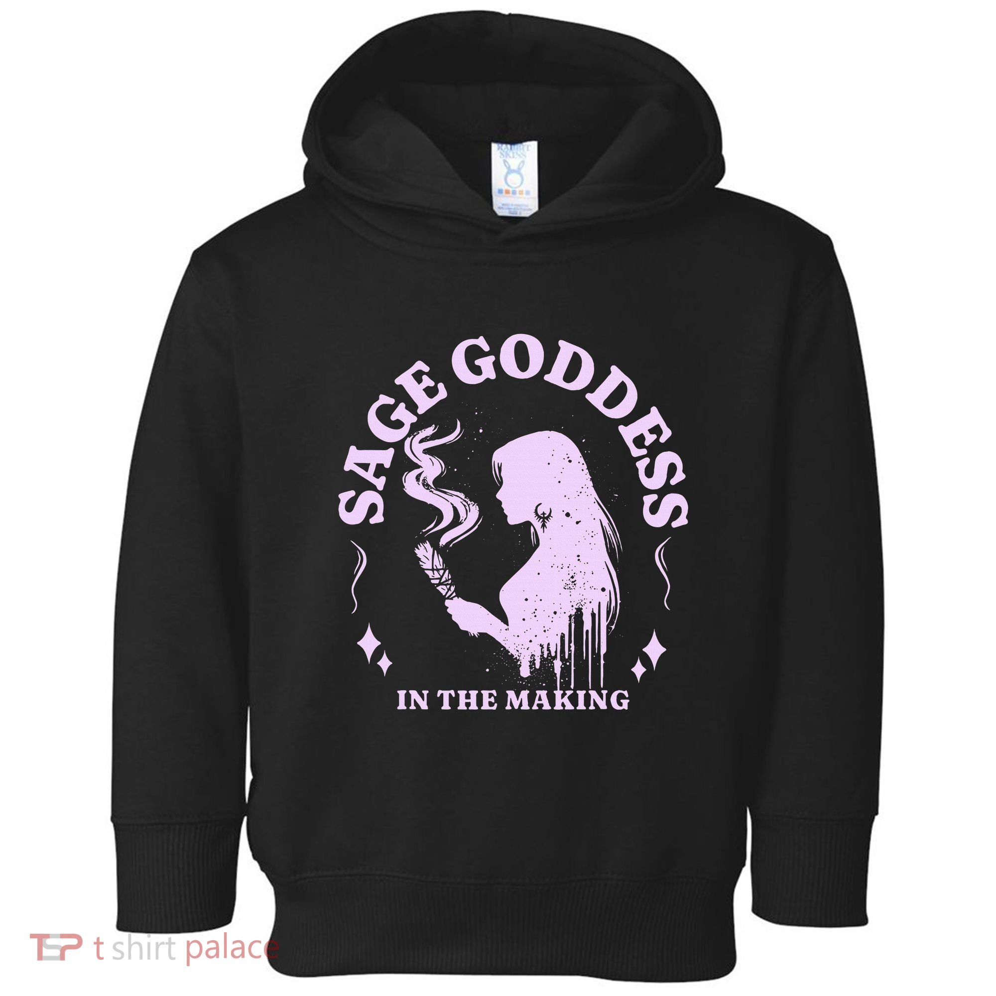 Sage Goddess In The Making Spiritual Energy Holistic Vibes Toddler Hoodie